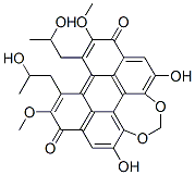 CAS#: 67533-78-2， 4,13-Dihydroxy-8,9-Bis(2-Hydroxypropyl)-7,10-Dimethoxyperylo[1,12-def]-1,3-Dioxepin-6,11-Dione
