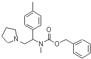 CAS#: 675602-72-9， Benzyl methyl[1-(4-methylphenyl)-2-(1-pyrrolidinyl)ethyl]carbamate