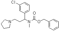 CAS#: 675602-81-0， Benzyl [1-(3-chlorophenyl)-3-(1-pyrrolidinyl)propyl]methylcarbamate