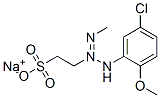 CAS#: 67599-11-5， Sodium 2-[3-(5-Chloro-2-Methoxyphenyl)-1-Methyltriazen-2-Yl]Ethanesulphonate