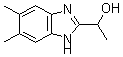 structure of CAS# 6761-87-1, alpha,5,6-Trimethyl-1H-Benzimidazole-2-Methanol;Nsc65634;St5443240