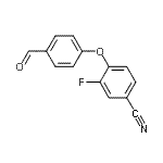 CAS#: 676494-55-6， 3-fluoro-4-(4-formylphenoxy)benzonitrile