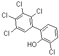 structure of CAS# 67651-35-8, 2-Chloro-6-(2,3,4,5-Tetrachlorophenyl)Phenol