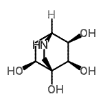 CAS#: 676566-59-9， (1R,4R,5R,6R,8S)-2-Azabicyclo[2.2.2]octane-4,5,6,8-tetrol