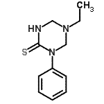 CAS#: 676612-70-7， 5-Ethyl-1-phenyl-1,3,5-triazinane-2-thione