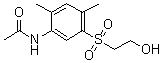 CAS#: 67674-30-0， N-[5-[(2-Hydroxyethyl)Sulfonyl]-2,4-Dimethylphenyl]-Acetamide