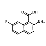 CAS#: 677291-25-7， 2-Amino-7-fluoro-1-naphthoic acid