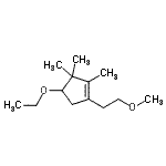 CAS#: 677313-37-0， 4-Ethoxy-1-(2-methoxyethyl)-2,3,3-trimethylcyclopentene