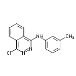 CAS#: 677323-06-7， 4-chloro-N-(m-tolyl)phthalazin-1-amine