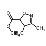 CAS#: 677347-05-6， Methyl 3,4-dimethyl-4,5-dihydro-1,2-oxazole-5-carboxylate