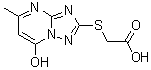 CAS 登录号：67740-23-2， [(7-羟基-5-甲基[1,2,4]三唑并[1,5-a]嘧啶-2-基)硫基]乙酸