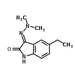CAS#: 677740-26-0， (3E)-3-(Dimethylhydrazono)-5-ethyl-1,3-dihydro-2H-indol-2-one