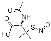 structure of CAS# 67776-06-1, N-Acetyl-3-(Nitrosothio)-Valine;(2R)-2-Acetamido-3-Methyl-3-Nitrososulfanyl-Butanoate;(2R)-2-Acetamido-3-Methyl-3-(Nitrosothio)Butanoate;(2R)-2-Acetamido-3-Methyl-3-(Nitrosothio)Butyrate