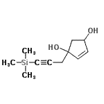 CAS#: 678143-40-3， 1-[3-(Trimethylsilyl)-2-propyn-1-yl]-4-cyclopentene-1,3-diol