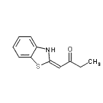CAS 登录号：6783-99-9， (1E)-1-(1,3-苯并噻唑-2(3H)-亚基)-2-丁酮