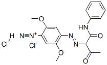 CAS#: 67846-59-7， 2,5-Dimethoxy-4-[[2-Oxo-1-[(Phenylamino)Carbonyl]Propyl]Azo]Benzenediazonium Chloride Monohydrochloride
