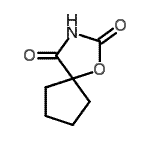 CAS#: 67852-27-1， 1-Oxa-3-azaspiro[4.4]nonane-2,4-dione
