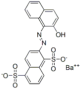 CAS 登录号：67892-47-1， 2-[(2-羟基萘基)偶氮]萘-1,5-二磺酸钡