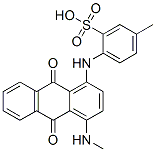 CAS#: 67893-47-4， 4-[[9,10-Dihydro-4-(Methylamino)-9,10-Dioxo-1-Anthryl]Amino]Toluene-3-Sulphonic Acid