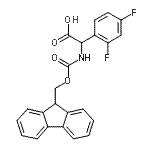 CAS#: 678991-01-0， (2,4-Difluorophenyl){[(9H-fluoren-9-ylmethoxy)carbonyl]amino}acetic acid