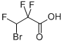 structure of CAS# 679-95-8, 3-Bromo-2,2,3-Trifluoropropanoic Acid