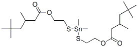 CAS 登录号：67905-20-8， (二甲基锡烷亚基)二(硫代亚乙基)二(3,5,5-三甲基己酸酯)