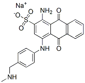 CAS#: 67905-55-9， Sodium 1-Amino-9,10-Dihydro-4-[[4-[(Methylamino)Methyl]Phenyl]Amino]-9,10-Dioxoanthracene-2-Sulphonate