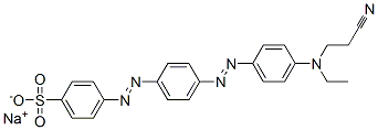 CAS#: 67906-53-0， 4-[[4-[[4-[(2-Cyanoethyl) Ethylamino]Phenyl]Azo]Phenyl]Azo]-Benzenesulfonic Acid Sodium Salt