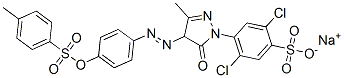 CAS#: 67923-65-3， Sodium 2,5-Dichloro-4-[4,5-Dihydro-3-Methyl-4-[[4-[(P-Tolylsulphonyl)Oxy]Phenyl]Azo]-5-Oxo-1H-Pyrazol-1-Yl]Benzenesulphonate