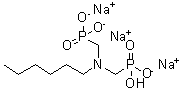 CAS#: 67939-22-4， Sodium hydrogen {[hexyl(phosphonomethyl)amino]methyl}phosphonate