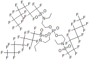 CAS#: 67939-94-0， N,N',N''-[Phosphoryltris(Oxyethylene)]Tris[N-Ethyl-1,1,2,2,3,3,4,4,5,5,6,6,7,7,7-Pentadecafluoroheptane-1-Sulphonamide]