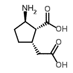 CAS#: 679436-20-5， (1R,2R,5S)-2-Amino-5-(carboxymethyl)cyclopentanecarboxylic acid