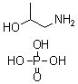 结构式 CAS# 67952-32-3, (2-羟基丙基)胺磷酸盐