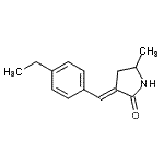 CAS#: 679818-35-0， (3E)-3-(4-Ethylbenzylidene)-5-methyl-2-pyrrolidinone