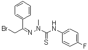 CAS#: 680215-17-2， (2E)-2-(2-Bromo-1-phenylethylidene)-N-(4-fluorophenyl)-1-methylhydrazinecarbothioamide