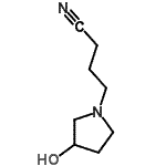 CAS#: 680223-88-5， 4-(3-Hydroxy-1-pyrrolidinyl)butanenitrile