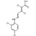 CAS#: 680579-35-5， (2E,4E)-2,3-Dichloro-4-[(2,4-dichlorophenyl)hydrazono]-2-butenoic acid