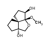 CAS#: 680602-85-1， (3R,3aR,5aR,8aS)-3a-Methoxyhexahydro-5H-dicyclopenta[b,c]furan-3,5a(6H)-diol