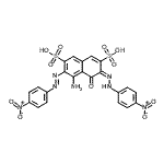 CAS#: 68084-24-2， (3E)-5-Amino-6-[(E)-(4-nitrophenyl)diazenyl]-3-[(4-nitrophenyl)hydrazono]-4-oxo-3,4-dihydro-2,7-naphthalenedisulfonic acid
