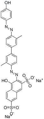 CAS#: 68109-58-0， Disodium 4-Hydroxy-3-[[4'-[(4-Hydroxyphenyl)Azo]-3,3'-Dimethyl[1,1'-Biphenyl]-4-Yl]Azo]Naphthalene-2,7-Disulphonate