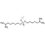 CAS 登录号:68110-41-8, 钠二(6-甲基庚基)磷酸酯