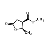 CAS#: 681179-34-0， Methyl (2R,3R)-2-methyl-5-oxotetrahydro-3-furancarboxylate