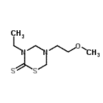 CAS#: 681218-08-6， 3-Ethyl-5-(2-methoxyethyl)-1,3,5-thiadiazinane-2-thione