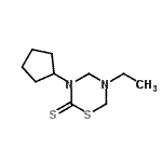 CAS#: 681218-83-7， 3-Cyclopentyl-5-ethyl-1,3,5-thiadiazinane-2-thione