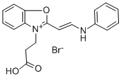 CAS#: 68123-41-1， 2-(2-Anilinovinyl)-3-(2-Carboxyethyl)Benzoxazolium Bromide