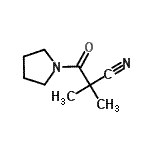 CAS#: 681247-26-7， 2,2-Dimethyl-3-oxo-3-(1-pyrrolidinyl)propanenitrile