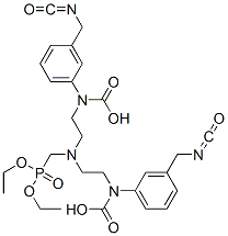 CAS#: 68133-14-2， Bis[[3-(Isocyanatomethyl)Phenyl]Carbamic Acid][[(Diethoxyphosphinyl)Methyl]Imino]Bis(2,1-Ethanediyl) Ester
