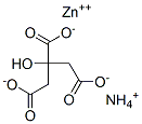 CAS 登录号：68134-01-0， 枸橼酸铵锌盐