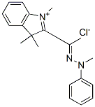 CAS#: 68134-35-0， 1,3,3-Trimethyl-2-[1-(Methylphenylhydrazono)Ethyl]-3H-Indolium Chloride