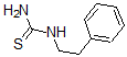 structure of CAS# 6815-00-5, N-(2-Phenylethyl)-Thiourea;N-(2-Phenylethyl)Thiourea, 97%;1-(BETA-PHENETHYL)-2-THIOUREA;(2-Phenylethyl)Thiourea,97%
